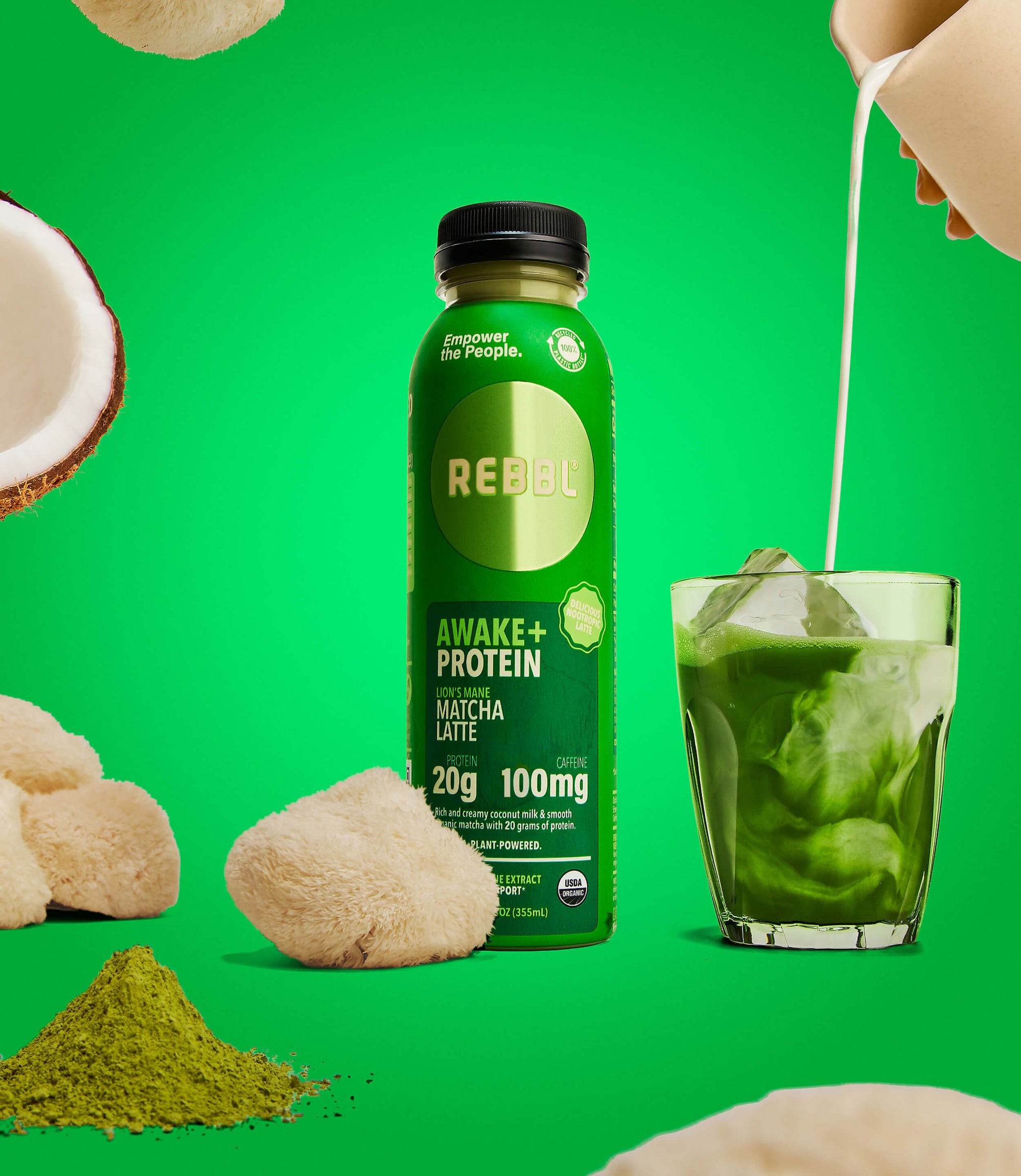 Awake+ Protein Lion’s Mane Matcha Latte
