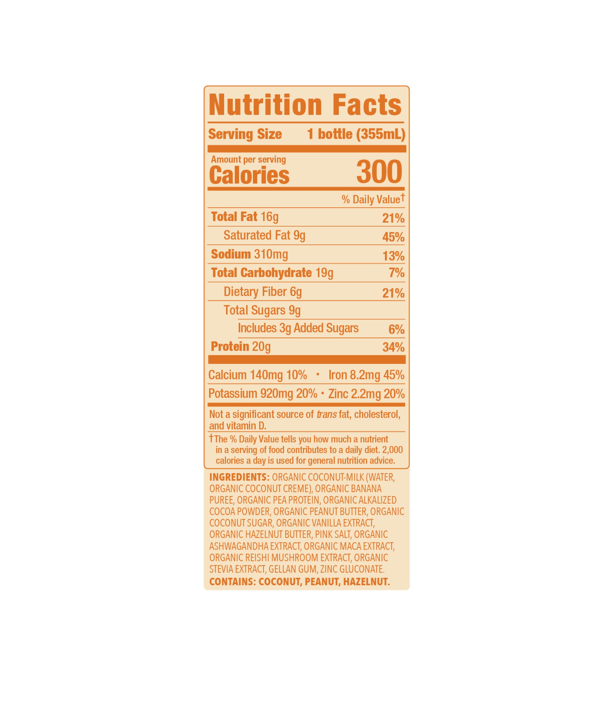 Protein Chocolate Peanut Butter Banana