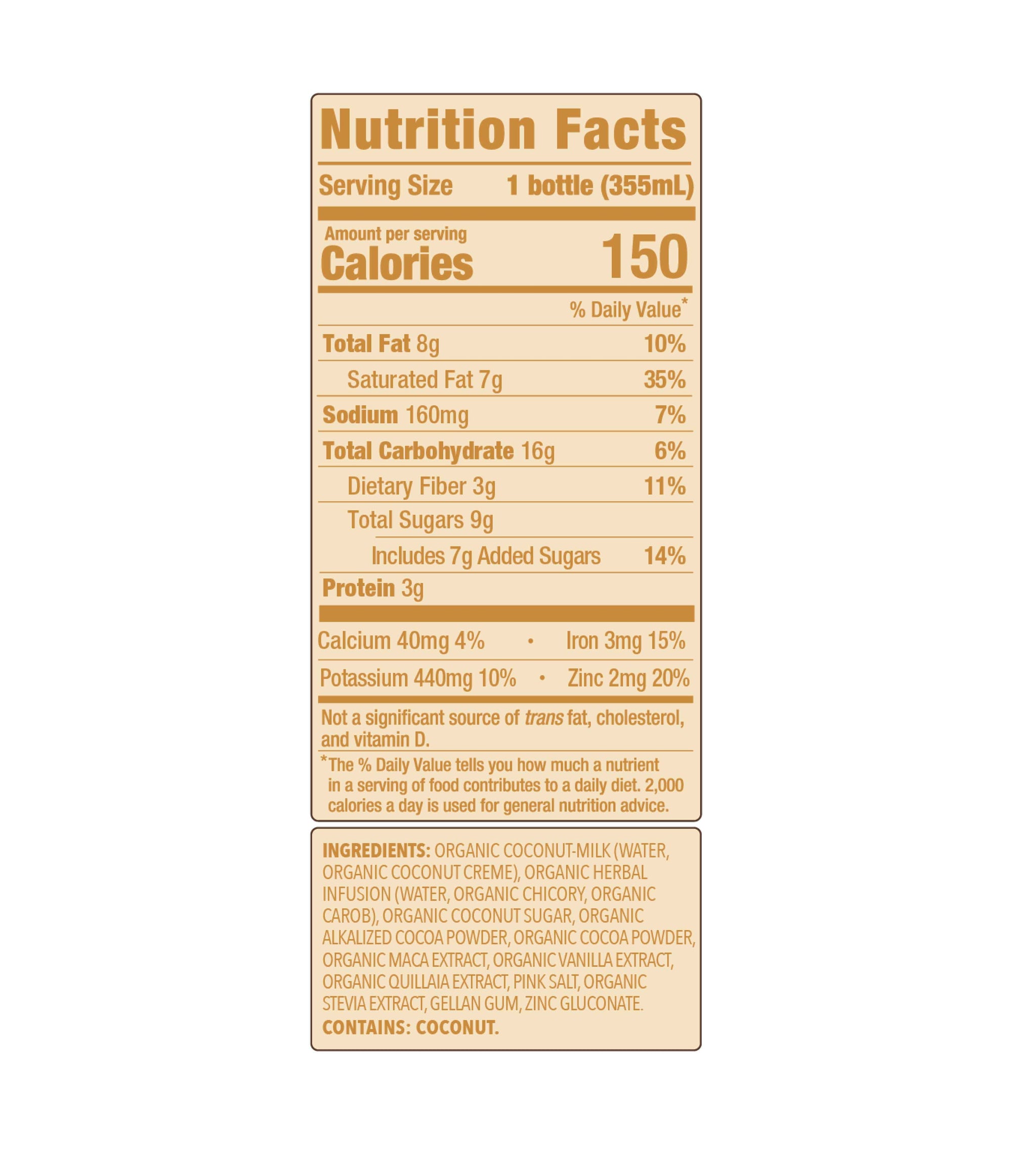 Maca Mocha Plant Based Shake