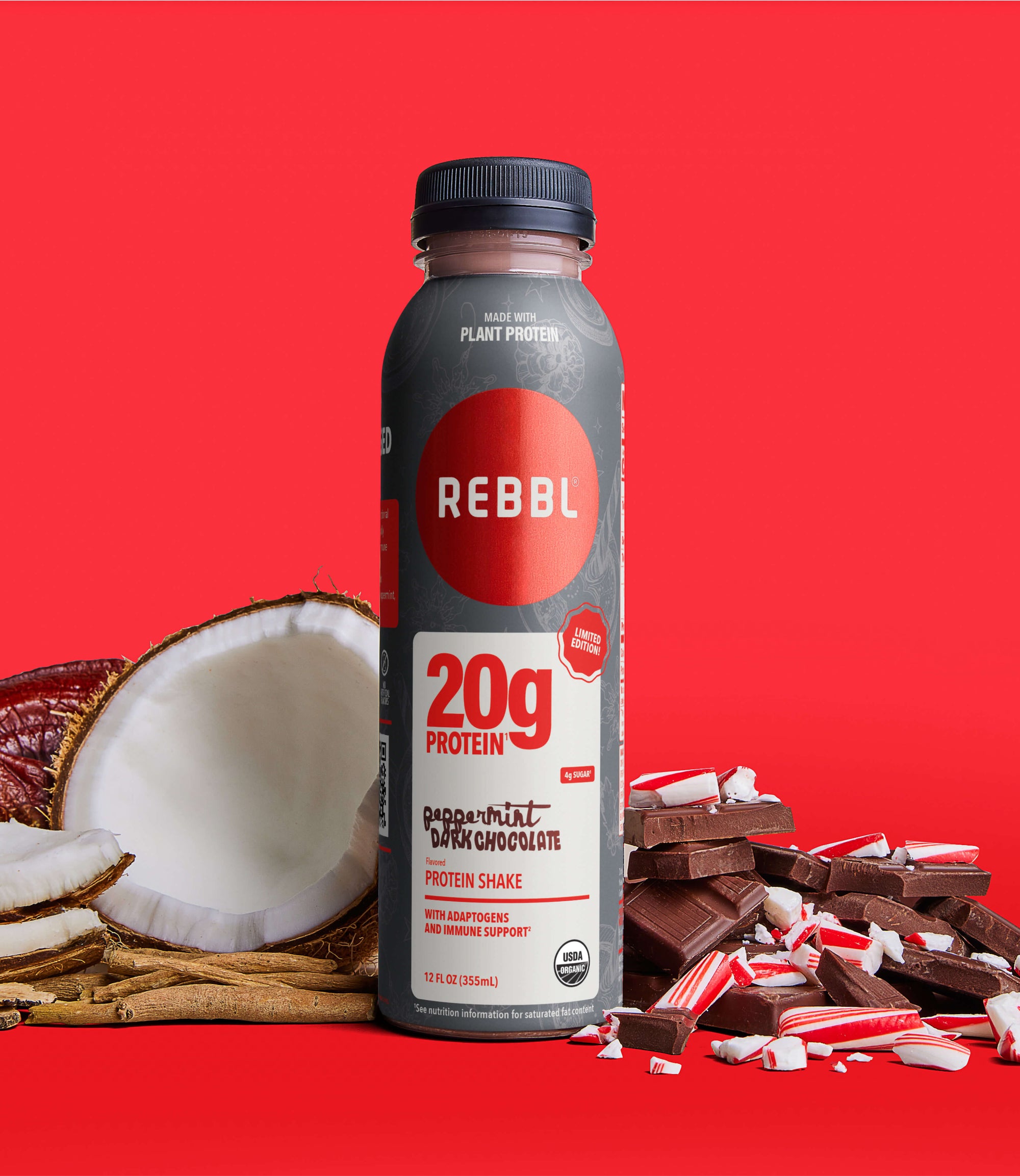 Protein Peppermint Dark Chocolate