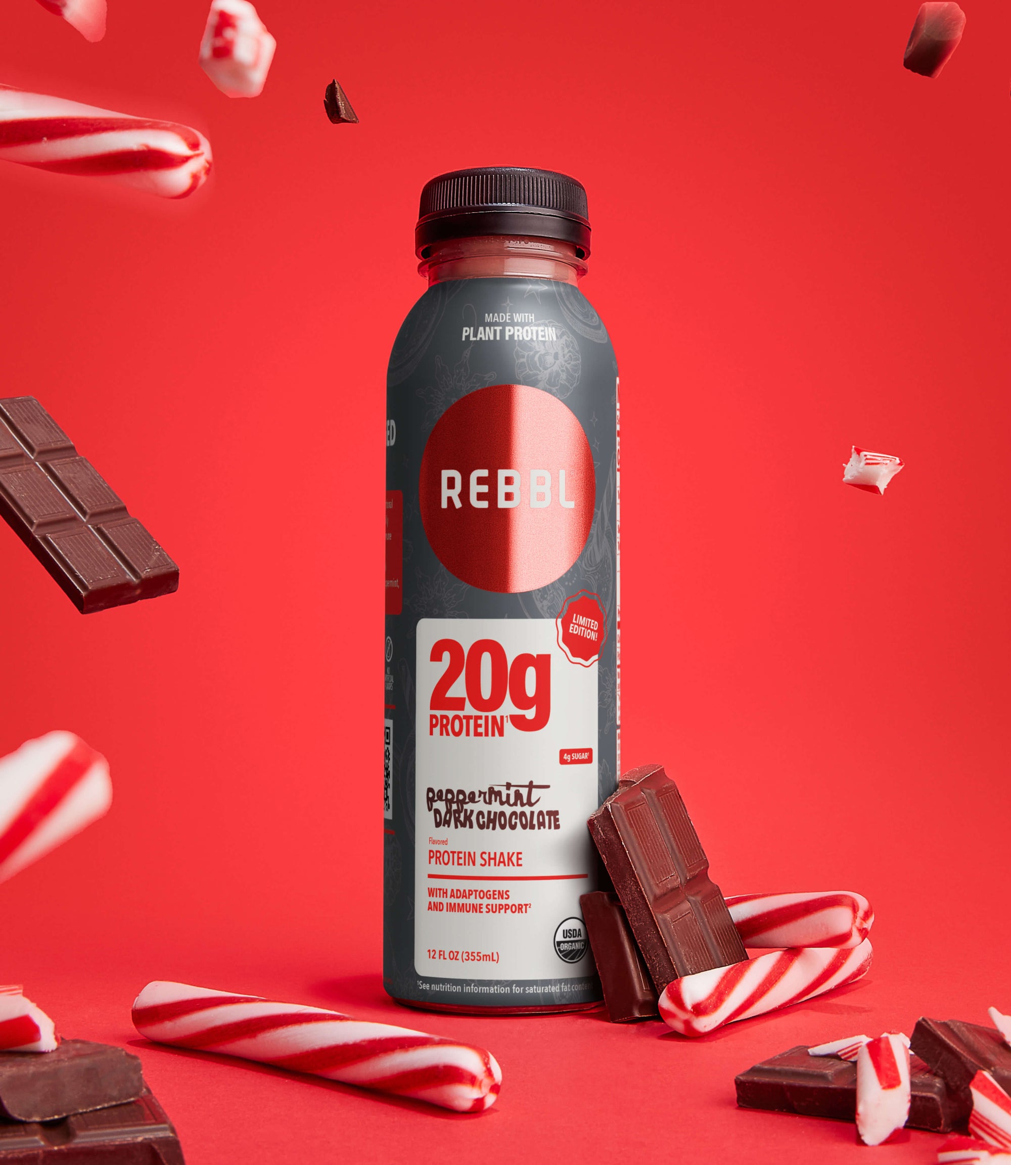 Protein Peppermint Dark Chocolate