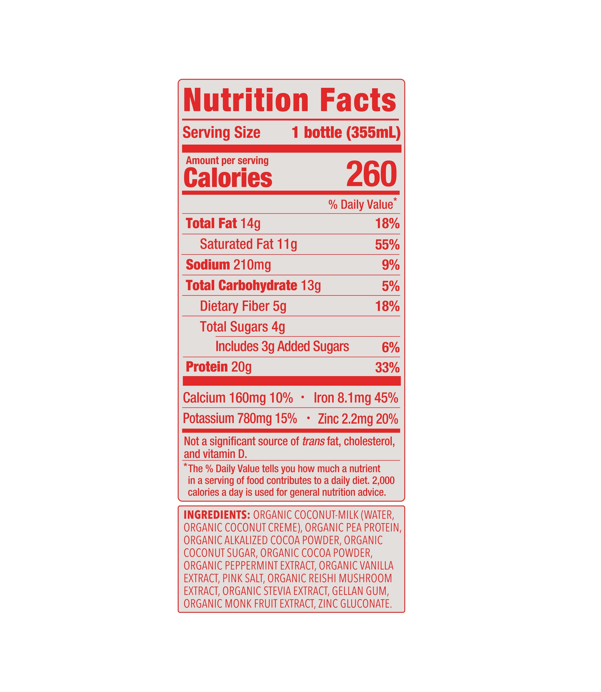 Protein Peppermint Dark Chocolate