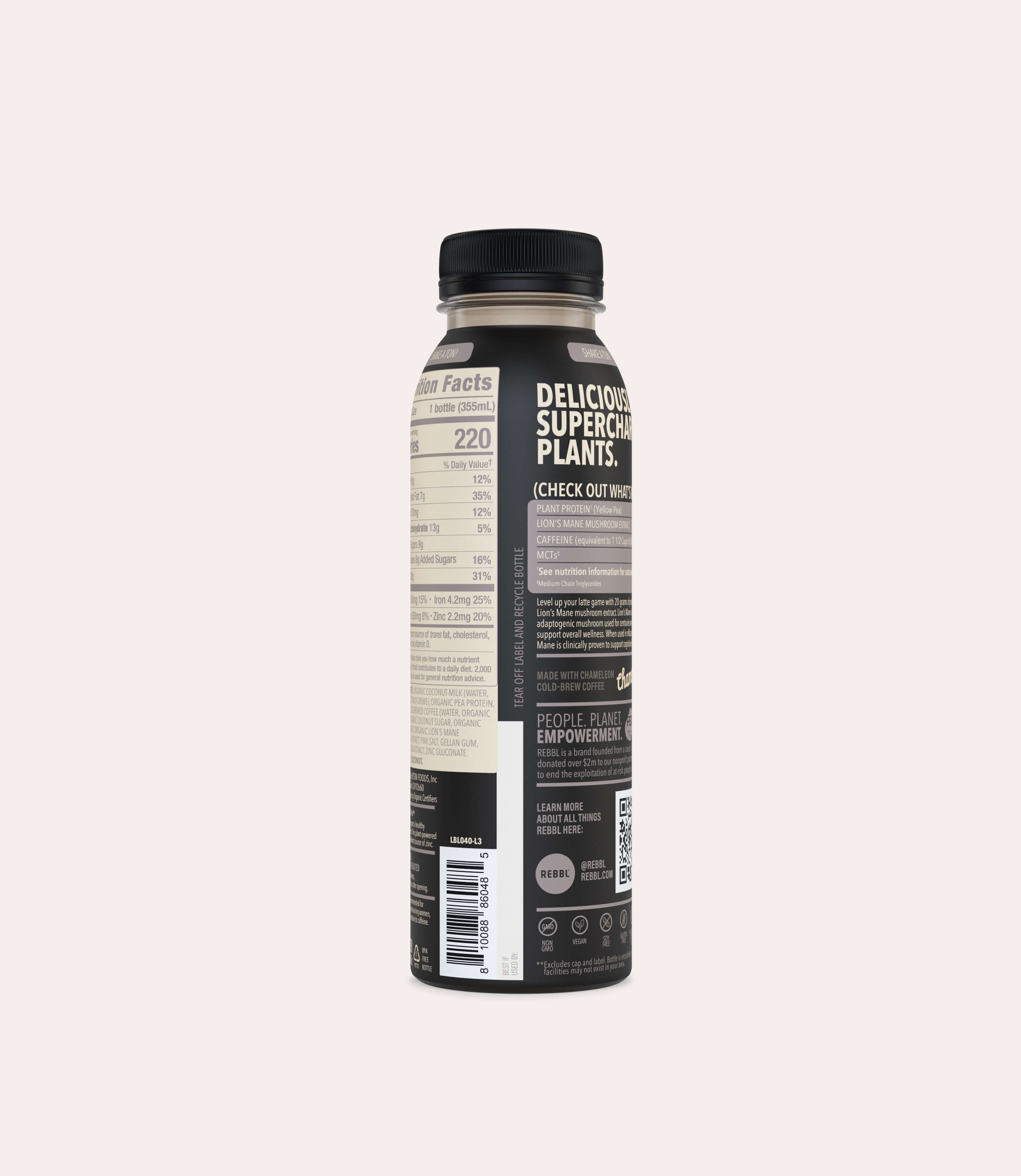 Awake+ Protein Lion’s Mane Cold Brew Latte – REBBL, Inc.
